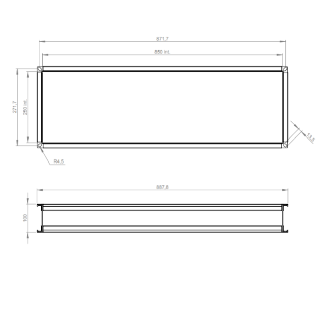 Connecteur flexible 800 x 250 - VS 8525