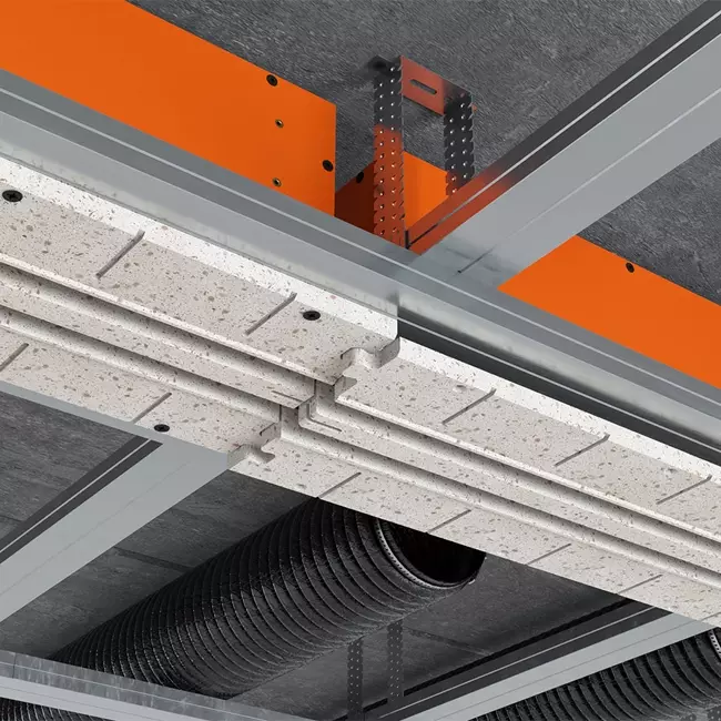Ergovent diffuseur à fentes sans cadre 1050 mm avec diamètre de raccordement 125 mm - climatisation - 2 fentes