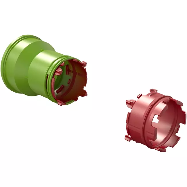 Ubbink Air Excellent 23C connecteur pour boîtier de distribution d'air DBOX 125/500