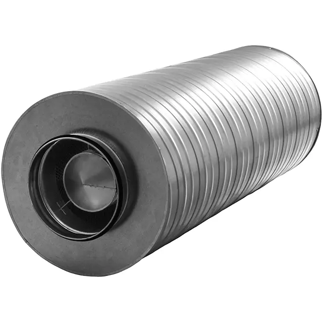 Spiro-SAFE premium silencieux diamètre 500 mm - longueur 900 mm avec noyau (100 mm d'isolation)