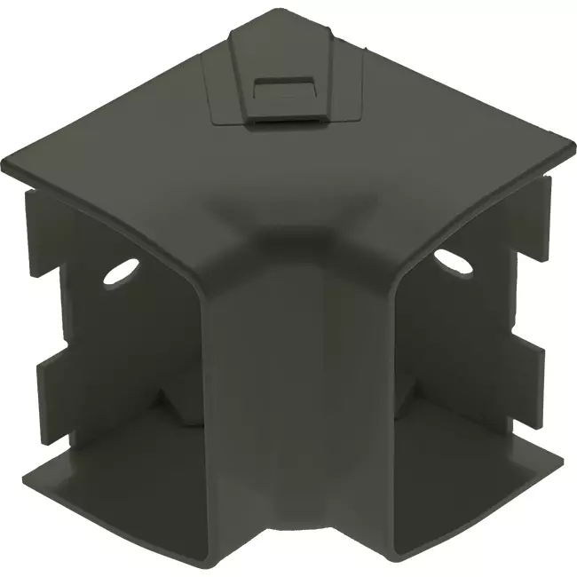 Optimalduct Climclick Coude intérieur angulaire 80x60 mm RAL 7016 Anthracite