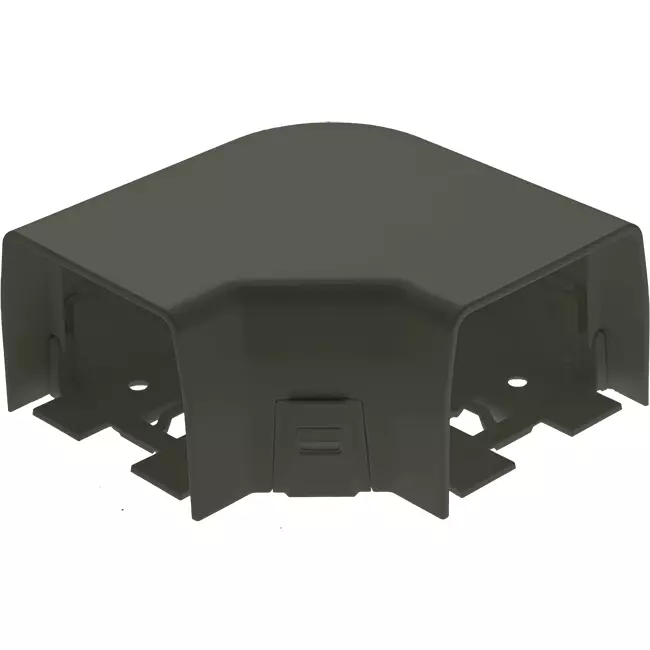 Optimalduct Climclick Angle plat 80x60 mm RAL 7016 Anthracite