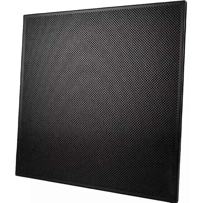 Dalle de plafond perforée 600 x 600 mm à insérer dans les plafonds suspendus - RAL9005 30% brillant