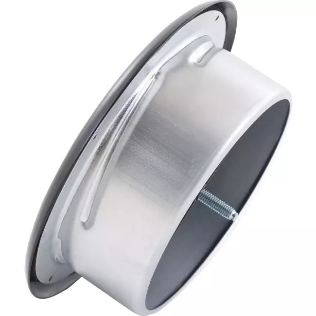 Valve de ventilation 200 mm métal - E-DVS200 RAL9005 30% brillant