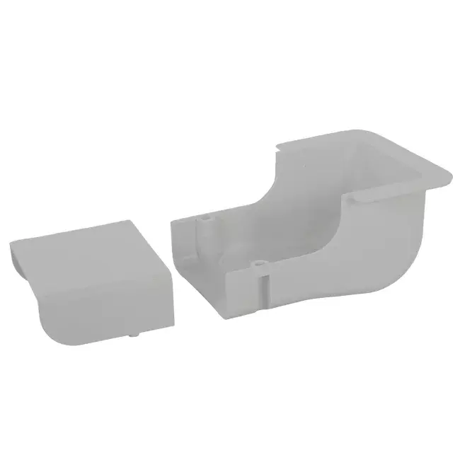 Bouchon mural ClimaConnect pour gaine de montage 75 mm - RAL 9010