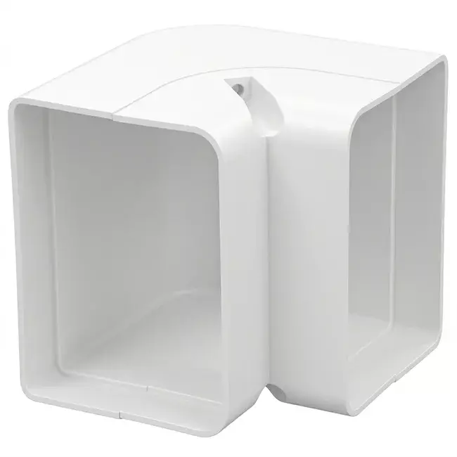 Coude intérieur ClimaConnect pour gaine de montage 100 mm - RAL 9010