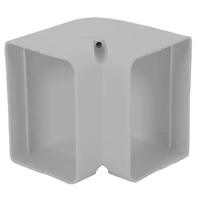 Coude intérieur ClimaConnect pour gaine de montage 100 mm - RAL 9010