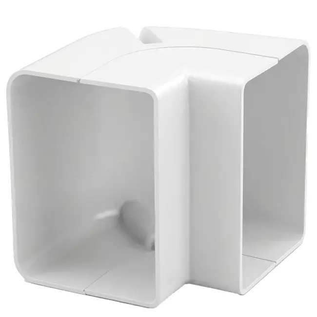 Coude extérieur ClimaConnect pour gaine de montage 75 mm - RAL 9010