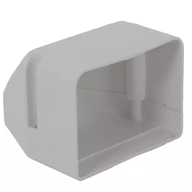Embout ClimaConnect pour gaine de montage 75 mm - RAL 9010