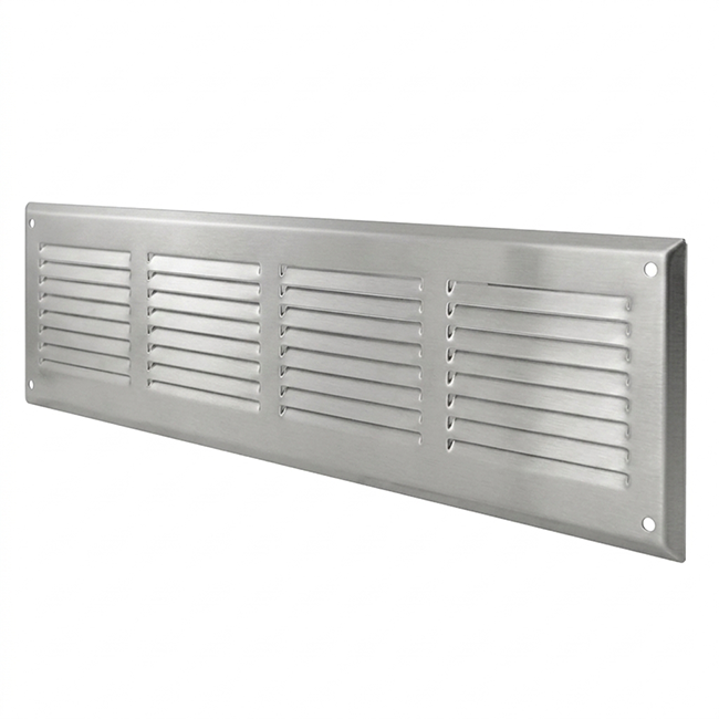 Grille murale 500x100mm aluminium - non laqué