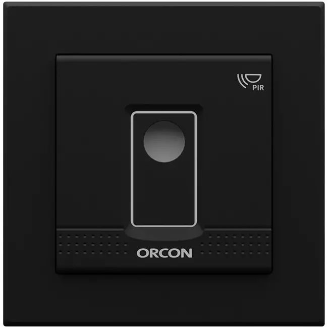 Couvercle noir pour détecteur de mouvement Orcon encastré 15RF