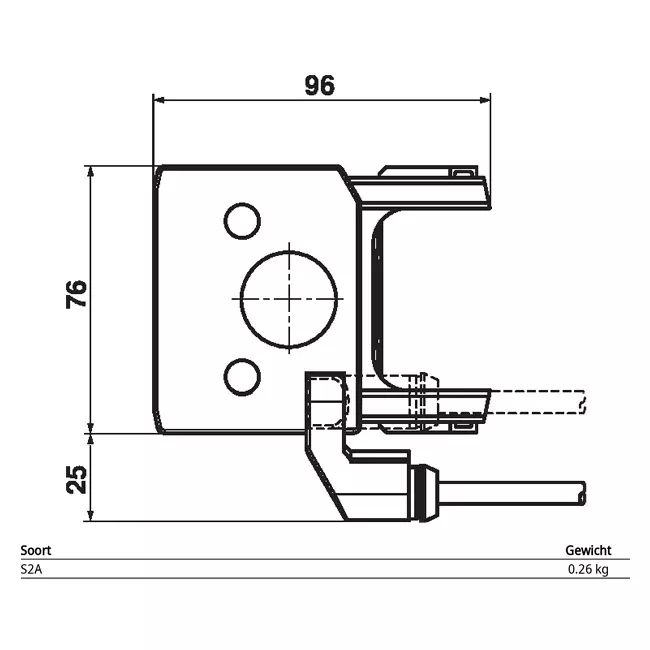 Interrupteur auxiliaire enfichable Belimo 2x contact inverseur - S1A