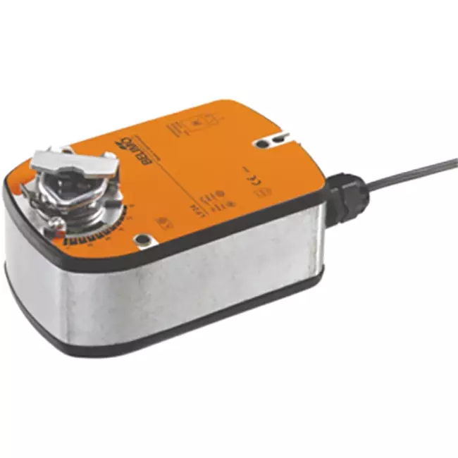 Servomoteur de vanne rotative Belimo avec retour par ressort 24V - ouvert/fermé - 4 Nm - LF24