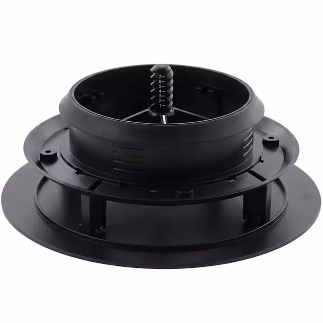 Clapet ClimaConnect Design rond, Ø 125 mm - noir