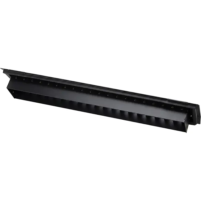 Grille de conduit ClimaConnect à réglage simple 225 x 75 mm pour conduits de 160 à 400 mm - RAL 9005