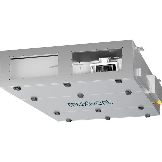 Centrales de traitement d'air Maxivent WTW avec échangeur à contre-courant 2 500 m³/h, horizontal à gauche - PHE 2500 F OOJL