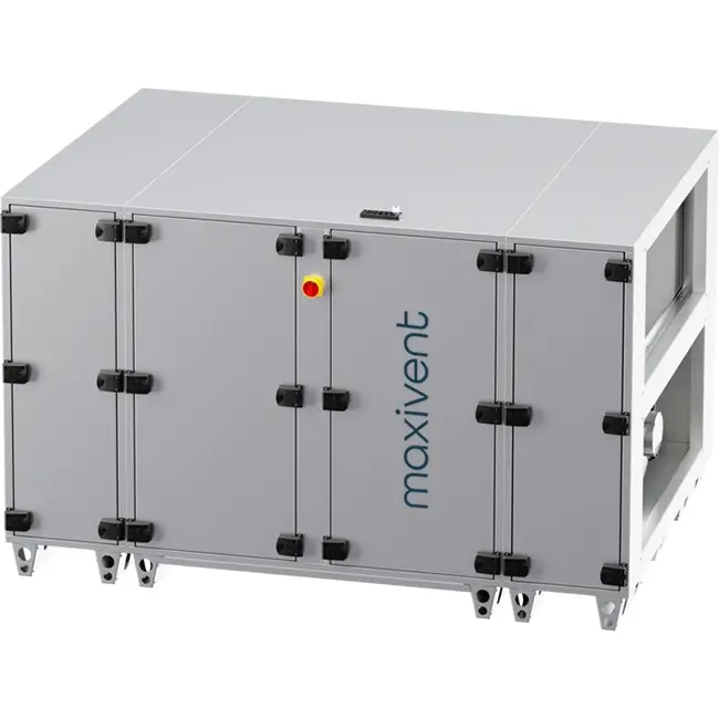 Centrales de traitement d'air Maxivent WTW avec échangeur à contre-courant 4 200 m³/h, orientation horizontale à droite - PHE 4200 H OOJR T 01