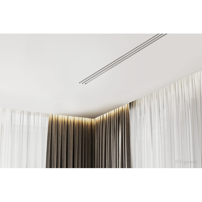 Raccord Ergovent pour grilles linéaires modulaires à emboîter 1050 mm - 3 fentes