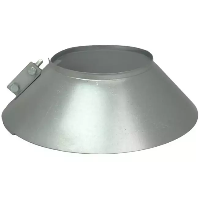 Collier anti-intempéries Ø 125 mm - collier anti-intempéries conduit rigide galvanisé