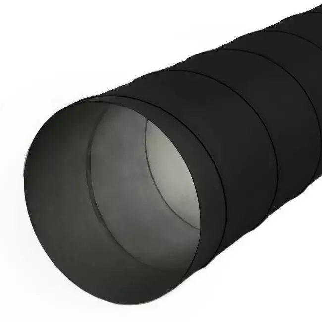 Conduit rigide Ø 80 mm L=1500 mm - acier galvanisé Sendzimir - RAL9005