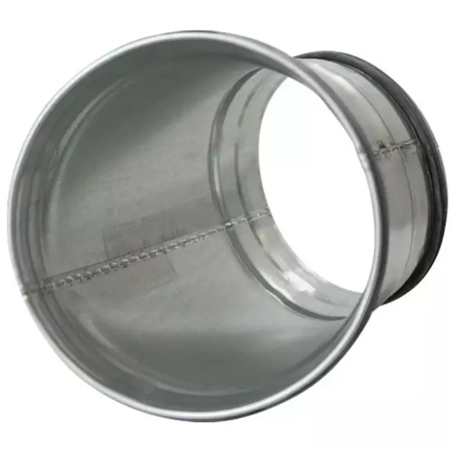 Coude spiralé rond 45° Ø 160 mm pour conduit rigide galvanisé