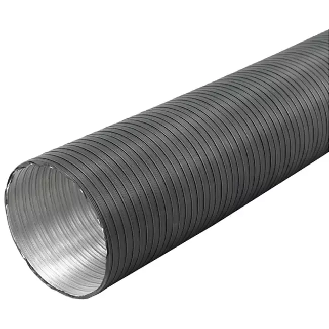 Tuyau de ventilation en aluminium Ø 125 mm et L=3000 mm - Anthracite