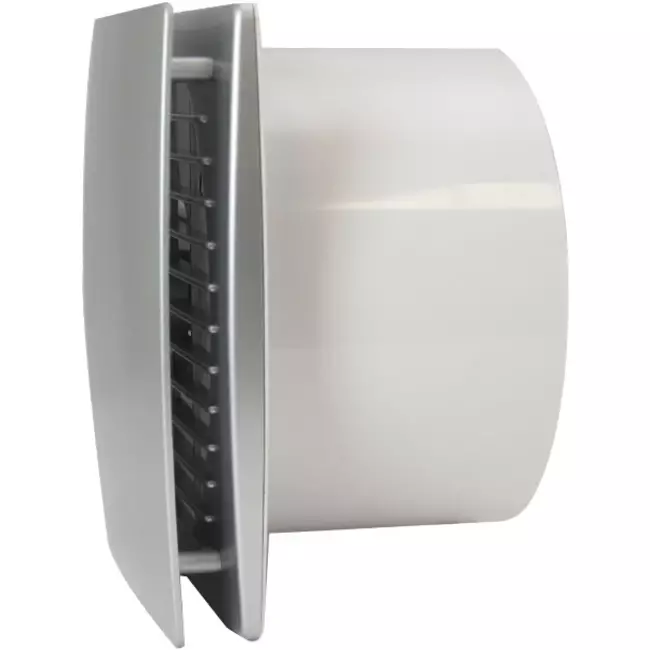 Vmc salle de bain Ø 100 mm argent - Design EET100S