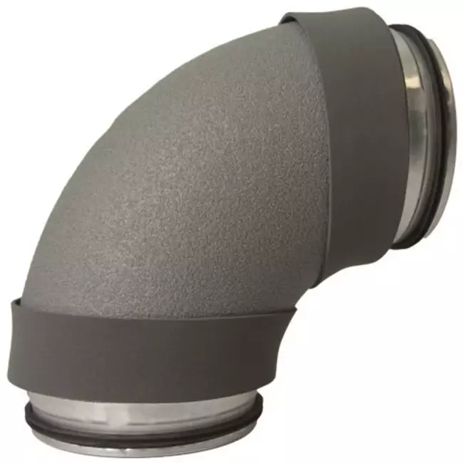 Coude isolé Thermoduct 90 degrés et 125 mm de diamètre