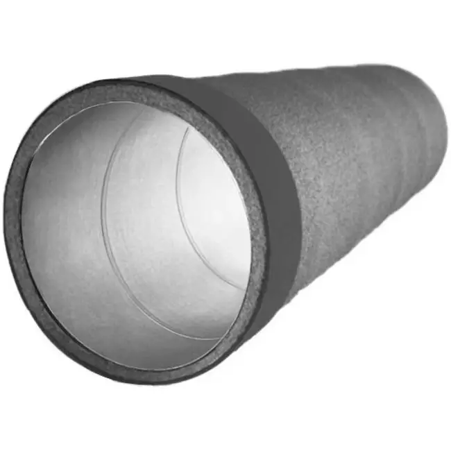 Tube spiralé isolé Thermoduct - diamètre 315 mm - 1000 mm - couche isolante de 9 mm