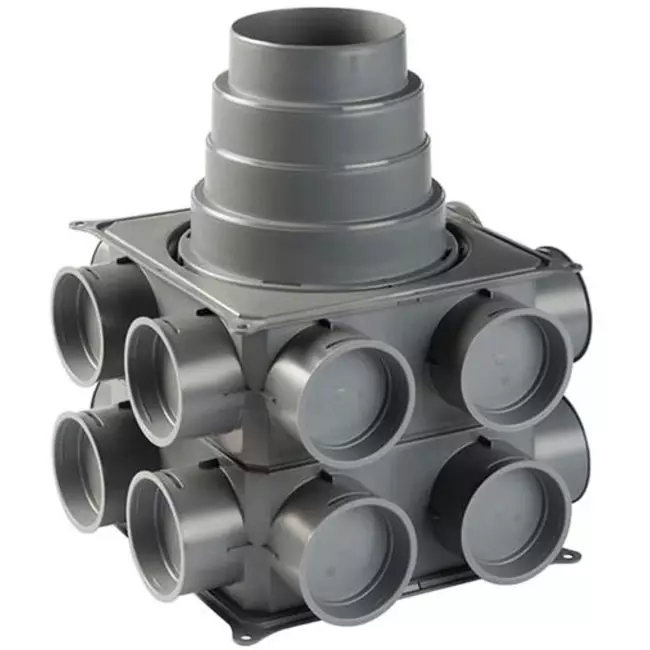 Caisson de distribution d'air Ubbink DBOX 208V180VE - 16 connexions