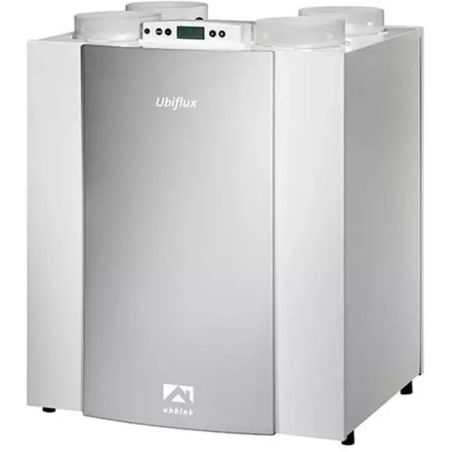 Ubbink VMC double flux unité murale Ubiflux W400 4/0 gauche