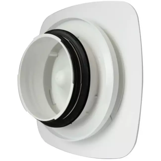 Vent-Axia Uniflexplus RVV 125 mm bouche vmc réglable - blanc