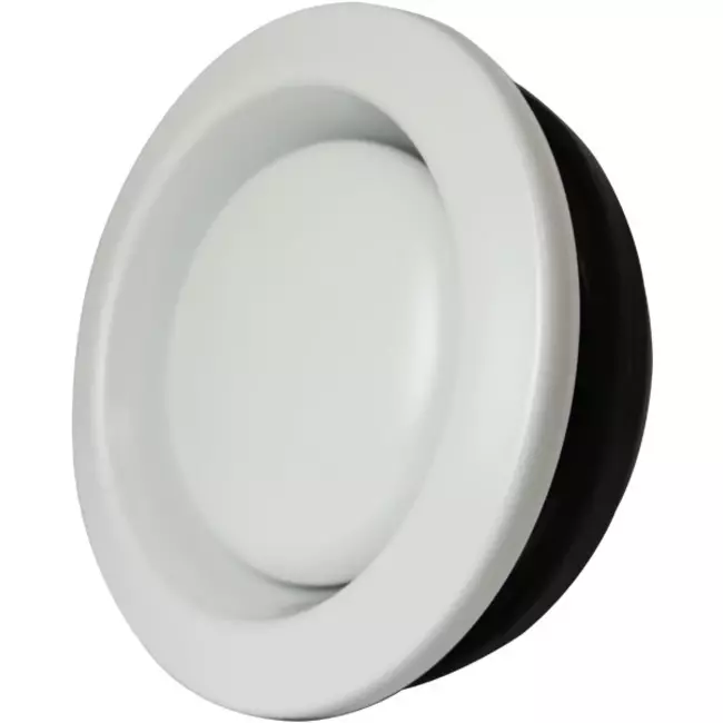 Bouche d'extraction Zehnder métal 125 mm blanc