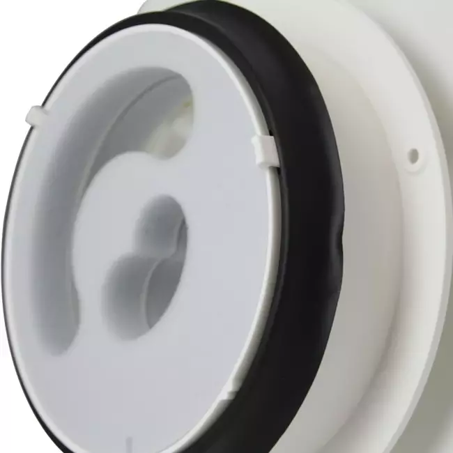 Valve de plafond ou murale Vasco design deluxe ronde (smiley  inclus)