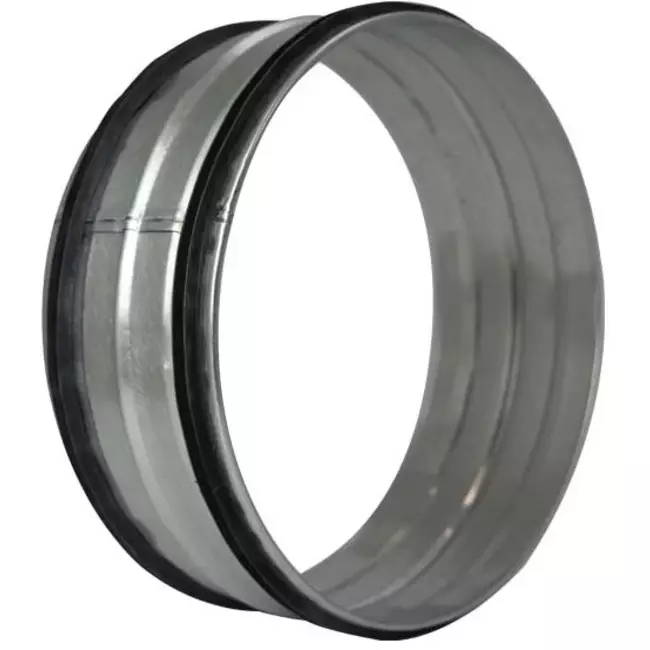 Coupleur mâle spiralé SAFE Ø 100 mm pour conduits rigides galvanisés