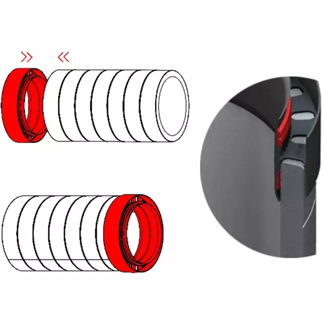 Connecteur pour tuyau isolé de 125mm de diamètre