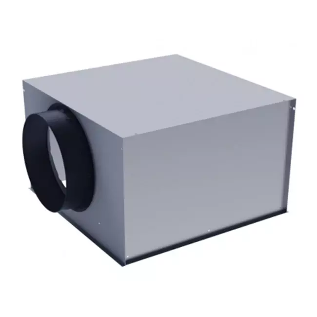 Plénum non isolé pour diffuseurs carrés à jet hélicoïdal 394x394 mm (WP100S)