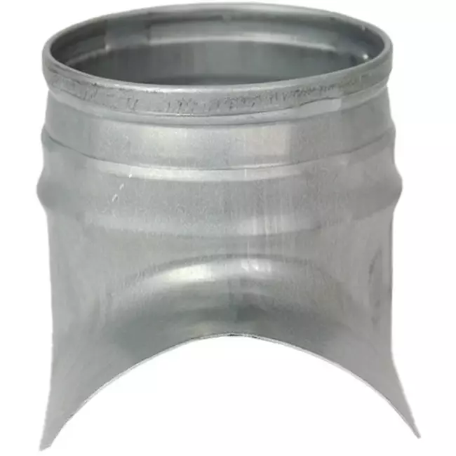Piquage rond symétrique Ø 80 mm - 80 mm (90°) - galvanisé (non SAFE)