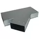 Pièce en T 45 degrés 220x80 mm - 170x80 mm pour gaine