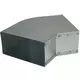 Coude 45 degrés 170x80 mm horizontal pour gaine