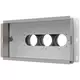 Vent-Axia Uniflexplus collecteur mural raccordement arrière isolé 3 x Ø69mm pour gaine plate galvanisée 300 x 150mm