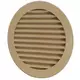 Grille à ailettes diamètre 125 mm beige - VR125Y