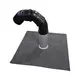 Kit de pénétration de toit Ø110mm avec couverture en bitume, tuyau de 200mm