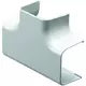 Climaplus gaine de climatisation Pièce en T pour gaine de montage 125 x 75 mm RAL 9010 BLANC