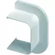 Climaplus rosace murale pour gaine de climatisation 70x55mm RAL 9010 BLANC