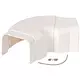 Climaplus gaine de climatisation Coude réglable 90x65mm RAL 9010 BLANC