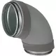 Coude isolé Thermoduct 90 degrés et 125 mm de diamètre