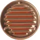 Grille de ventilation métal ronde 100 mm cuivre - MR100Cu