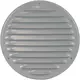 Grille de ventilation métal ronde Ø 160 mm gris - MR160P - RAL9006