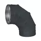 Coude spiralé rond 90° Ø 315 mm pour conduit rigide galvanisé - sur mesure RAL7016